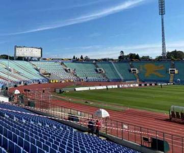 Националният стадион „Васил Левски“ е готов за мача от Лига Европа