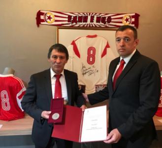 Празникът на ЦСКА започна с плакет от президента