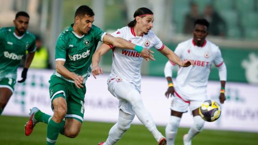 Лудогорец - ЦСКА: 1:0, греда за 