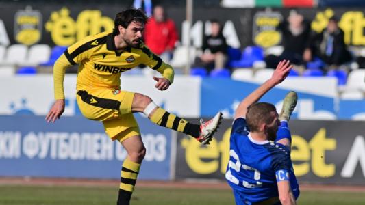 Монтана - Ботев Пловдив 0:0 (Развой на срещата по минути)