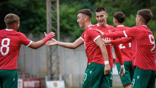 България U17 завърши наравно с Естония в приятелски