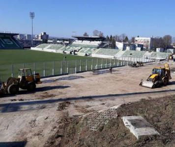 Лудогорец бутна „клетката”, новата трибуна готова до лятото