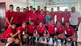 Ивет Горанова пожела успех на младежкия ни национален отбор 