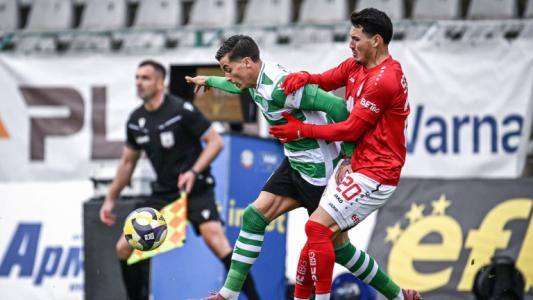 Черно море - ЦСКА 1948: 0:4 (Развой на срещата по минути)