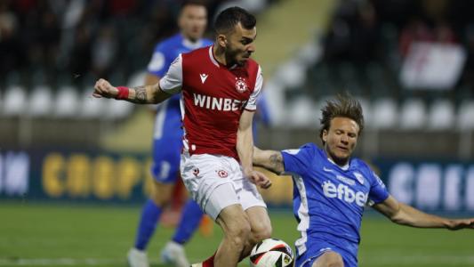 ЦСКА - Спартак (Варна) 5:0 (Развой на срещата по минути)