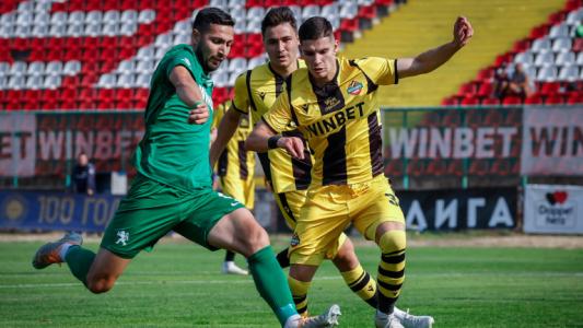 Ботев Враца - Ботев Пловдив 1:1, полувреме!