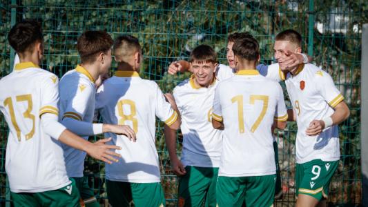 България U16 изнесе футболна лекция на Сърбия