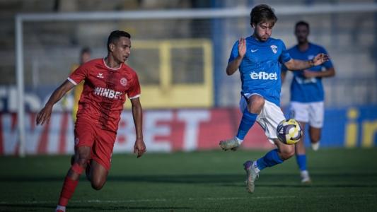 Спартак Варна - Ботев Враца 1:1, (Развой на срещата по минути)