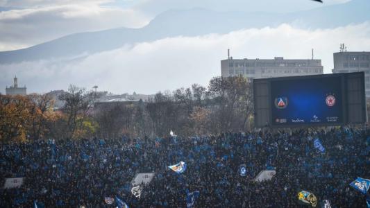 Левски предпочете да не изписва имената на двата отбора на таблото за резултати