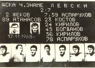 Старото табло на „Васил Левски” светва с познат резултат в чест на Гунди