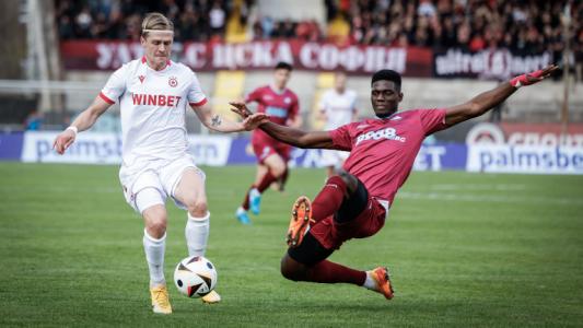 Септември - ЦСКА 2:0 (Развой на срещата по минути) 