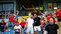 Бивши играчи на ЦСКА подкрепиха отбора в Батуми