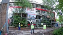 Работата на стадион Българска армия приключи за тази година