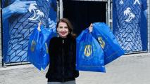 Илиана Раева излезе с пълни торби от официалния магазин на Левски