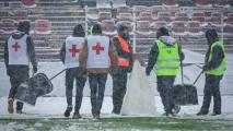 ЦСКА - Етър 0:0, снежен ад на Армията,  мачът е прекратен
